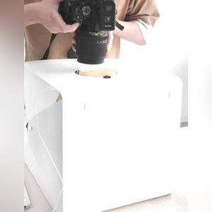 Folding Light Box Softbox Photo Studio Box Dual LED Strip Light